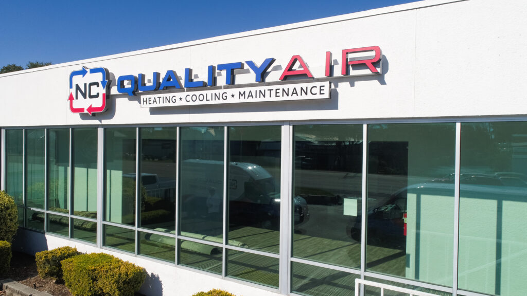 Outside of NC Quality Air's building