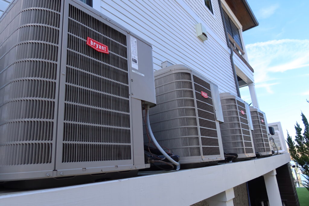 a line of Bryant brand HVAC units